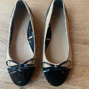 Janie and Jack Black and Tan girl ballerina